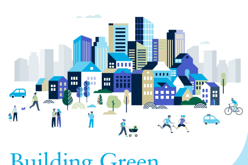Cover of Building Green report by IFC