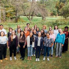 A group photo of the 2024 Switzer Fellows.