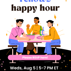 NYC Switzer Fellows happy hour flyer