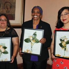 Candice Kim (far right) with other honorees.