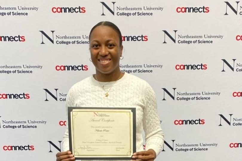 Nishaila Porter receives Northeastern College of Science Dean's Diversity award