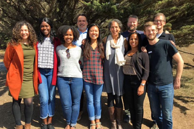 Executive Director Lissa Widoff with 2018 California Fellows