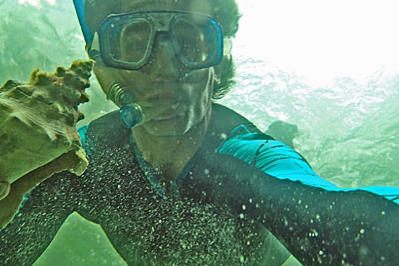 Rafe Sagarin underwater selfie 