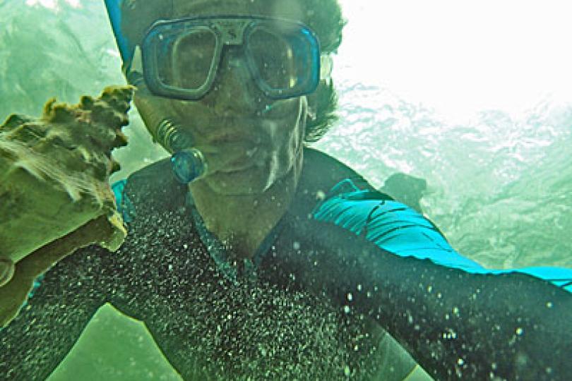 Rafe Sagarin underwater selfie 