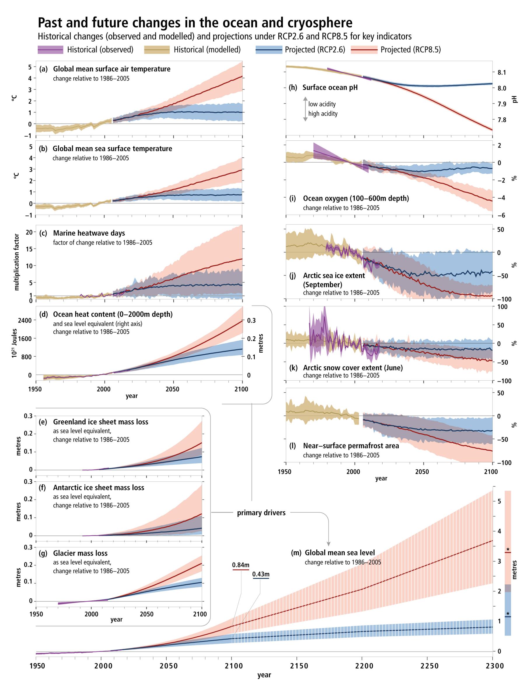 Past and future changes in the cryosphere and oceans, UN Intergovernmental Panel on Climate Change